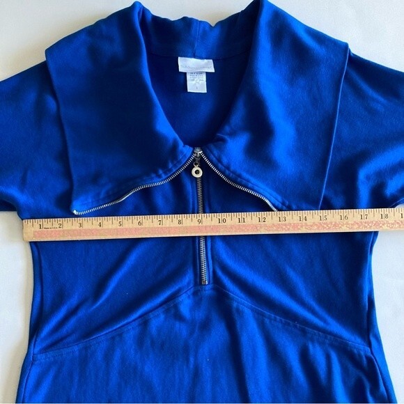 Soft Surrounding Half Zip Blue Pullover Small - Picture 6 of 9